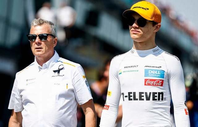 Norris "drove like a veteran" on F1 debut